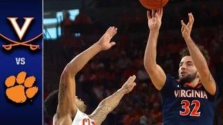 Virginia vs. Clemson Men's Basketball Highlights (2016-17)