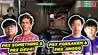 PRX SOMETHING PRX F0RSAKEN PRX D4V41 & PRX JINGGG 4 PRO PLAYERS OF PAPER REX TOGETHER IN 1 RANKED