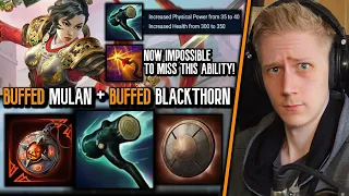 Buffed Mulan + Buffed Blackthorn Is UNBEATABLE In Lane! - Inters3ct SMITE