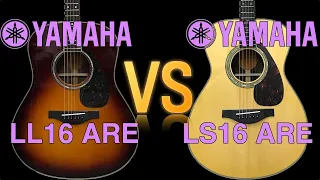 YAMAHA LL16 are  VS  YAMAHA LS 16 are