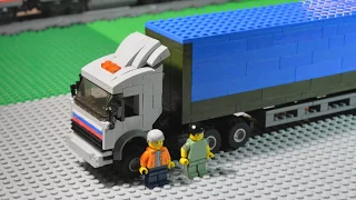 LEGO КамАЗ 54115 из сериала Дальнобойщики +Инструкция!