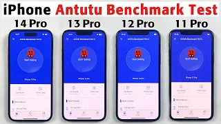iPhone 14 Pro vs iPhone 13 Pro vs iPhone 12 Pro vs 11 Pro Benchmark Test - A16 / A15 / A14 / A13