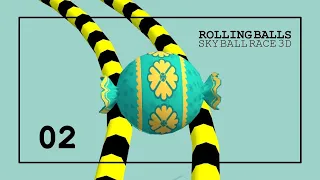 Rolling Balls Sky Ball Race 3D | Gameplay e.02 | Level 6-10