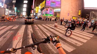 NYC NIGHT RIDE THRU TIMES SQUARE WITH ONEWAY
