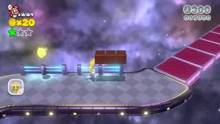 Super Mario 3D World (Wii U) - Super Galaxy (Green Stars, Stamp)