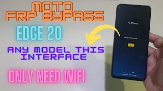 Moto Edge 20 Frp Bypass Without Pc ot any Tools | Any Moto Frp Android 12 or 11