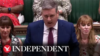 Keir Starmer says Boris Johnson has been ‘forced out in disgrace’