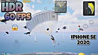 iPhone SE 2020 HDR + 60 FPS TEST GAMEPLAY | PUBG Mobile