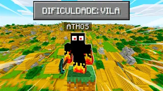 zerando minecraft, mas o MUNDO É UMA VILA INFINITA