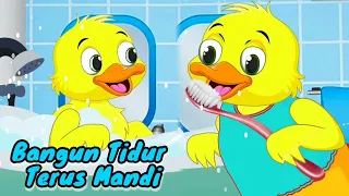 Bangun Tidur ❤️ Bebek Mandi | Lagu Anak - Anak populer