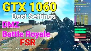 Warzone 2.0 | GTX 1060 | Best Settings | DMZ and Battle Royale | FPS Test