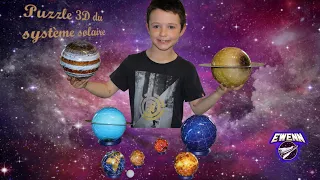 puzzle 3D du système solaire