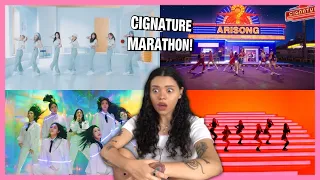 FIRST TIME REACTING TO cignature! Boyfriend/ARISONG/ASSA/Nun Nu Nan Na MV | REACTION!!