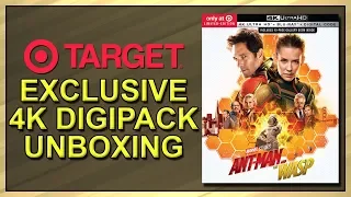 Ant-Man and the Wasp Target Exclusive 4K+2D Blu-ray Digipack Unboxing