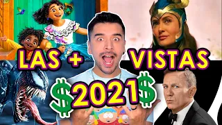 Las 20 PELICULAS MAS VISTAS 2021 | EXITOS EN CINE | TAQUILLERAS | Edu Rocha Wow Qué Pasa