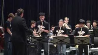 Fowler Middle School Beginning Jazz Band performs "James Bond Theme" - May 29, '13