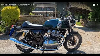 Test ride. Royal Enfield Continental GT650