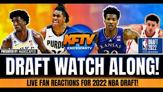 NBA Draft Watch Along 2022 | Knicks Draft Party| | Live Fan Reactions