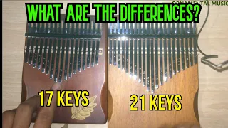 KALIMBA COMPARISON: 17 KEYS AND 21 KEYS: WHAT ARE THE DIFFERENCES?