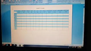 Making Gantt Chart using MS Word
