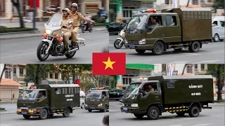 *RARE* [Ho Chi Minh City] Police Prisoner Transport Convoy Responding (Vietnam)