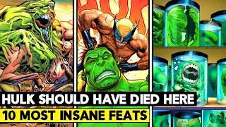 Top 10 Most Ridiculous Things Hulk Has Survived!