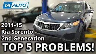 Top 5 Problems Kia Sorento SUV 2nd Generation 2011-15