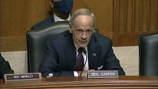 Senator Carper at EPW Environmental Justice Subcommittee Hearing