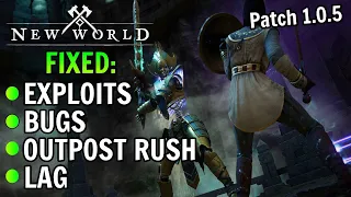 Huge Fixes To Exploits, Bugs, Lag & More in New World Patch Update 1.0.5