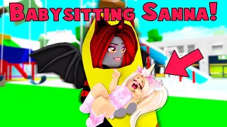 She Wanted Me To ADOPT HER So I Became A BANANA! (Brookhaven RP Roblox)