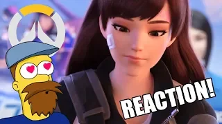❤️ I'm in LOVE! ❤️ Overwatch Animated Short | “Shooting Star” REACTION!