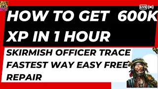 skirmish war commander officer track 1-3 fast easy free repair 12 tire sarge farm 3 bases same time