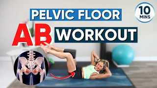 Pelvic floor abs workout (10 Min Follow Along)