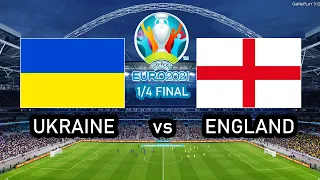 PES 2021 - Ukraine vs England - UEFA EURO 2021 Full Match HD & All Goals
