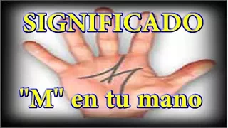 ♣ El SIGNIFICADO de la letra "M" en la PALMA de la MANO ♣