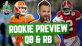 Fantasy Football 2021 - QB & RB Rookie Preview + Dynasty Pants - Ep. #1042