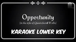 Opportunity (Karaoke LOWER KEY) - Sia (in the style of Quvenzhané Wallis)