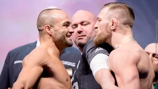 Conor McGregor vs. Eddie Alvarez UFC 205 Weigh-In Staredown