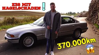 Wie viel Luxusklasse bekommt man für wenig Geld ? - BMW e38 728i mit Hagelschaden und ganz vielen km