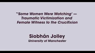 Siobhán Jolley | Creative Readings of Biblical Texts | #CSBVconf21