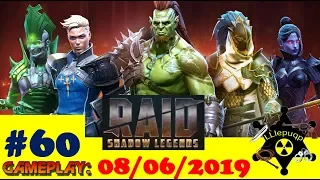#60 RAID: Shadow Legends | Вопрос-Ответ и добыча с Голема | 08/06/2019