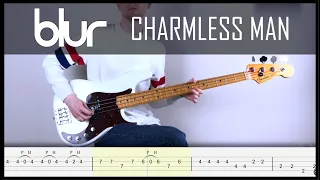 Blur - Charmless Man (Bass Cover + Play-Along Tabs)