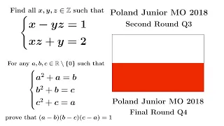 Look for Symmetries in Equations | Algebra | Polish Junior Math Olympiad 2018