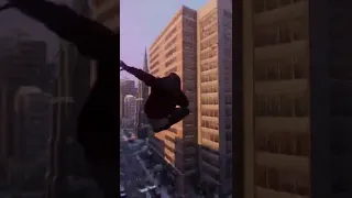 Best transitions with pro web swinging 😯😳| SPIDERMAN MilesMorales | PS5 #Shorts