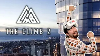 Я опять залез на небоскреб! The Climb 2 VR Мегаполис. Новый год эдишн :)