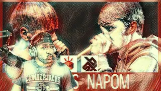 NAPOM IS A DEMON!!!! HISS vs NaPoM | Grand Beatbox SHOWCASE Battle 2017 | FINAL (Reaction!!!!)