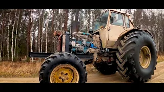 Tractor repair. Belarus MTZ 82 ремонт трактора. Новые лoнжероны.