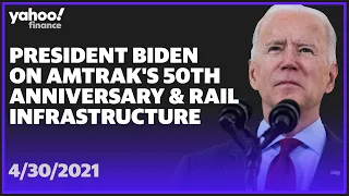 President Biden delivers remarks on Amtrak's 50th Anniversary and rail infrastructure