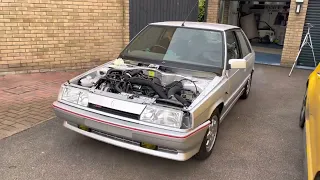 Renault 11 Turbo Restoration first drive following 8 year rebuild