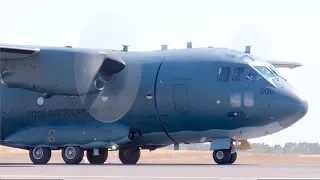 4K Avalon Airshow 2019 - RAAF Alena C-27J Spartan flying display